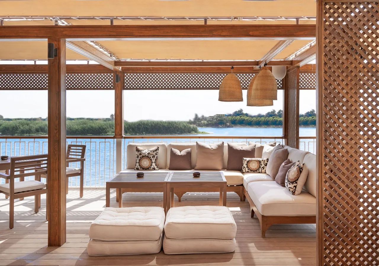 Sun deck of the Jaz Elite Viceroy Nile Cruise Nile cruise
